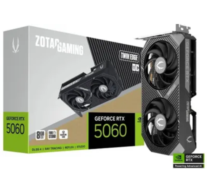 Zotac GeForce RTX 5060 TWIN EDGE OC 8GB (ZT-B50600H-10M)