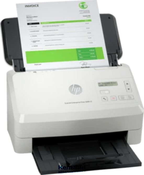 HP ScanJet Enterprise Flow 5000 s5 (CIS, A4, 600 dpi, USB 3.0, ADF 80 sheets, Duplex, 65 ppm/130 ipm, (replace L2755A)) (6FW09A#B19)