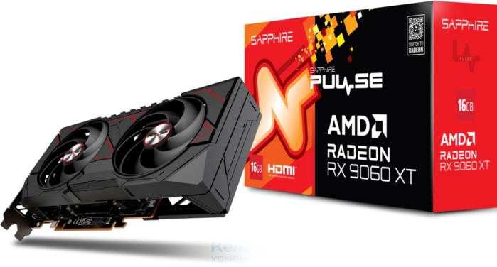 SAPPHIRE Radeon RX 9060 XT PULSE GAMING OC 16GB (11350-03-20G)