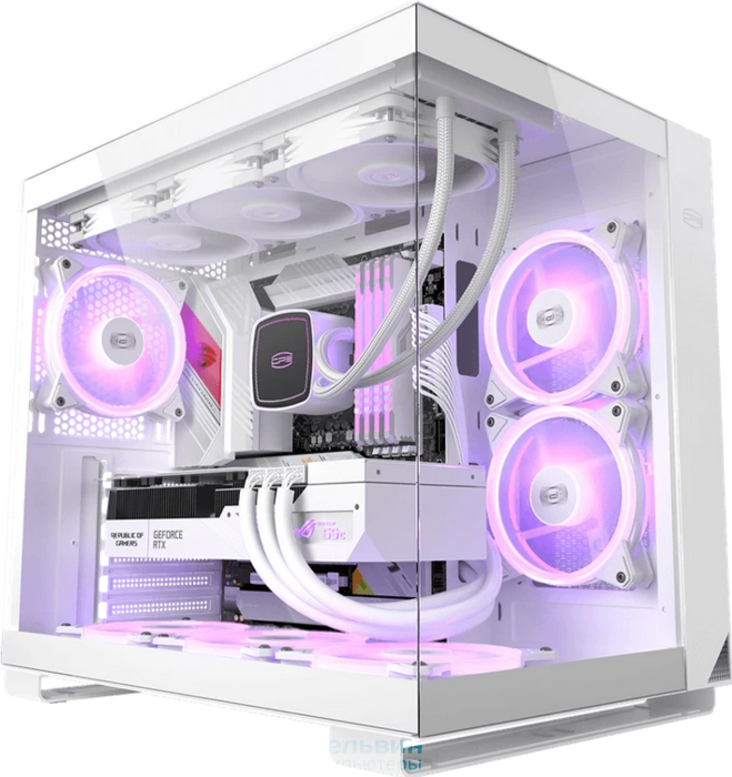 PCCooler C3T500 ARGB WH, Midi-Tower, TG, 6x120mm ARGB, 1xUSB-C 3.1 + 2xUSB-A 3.0, ATX, mATX, mITX White
