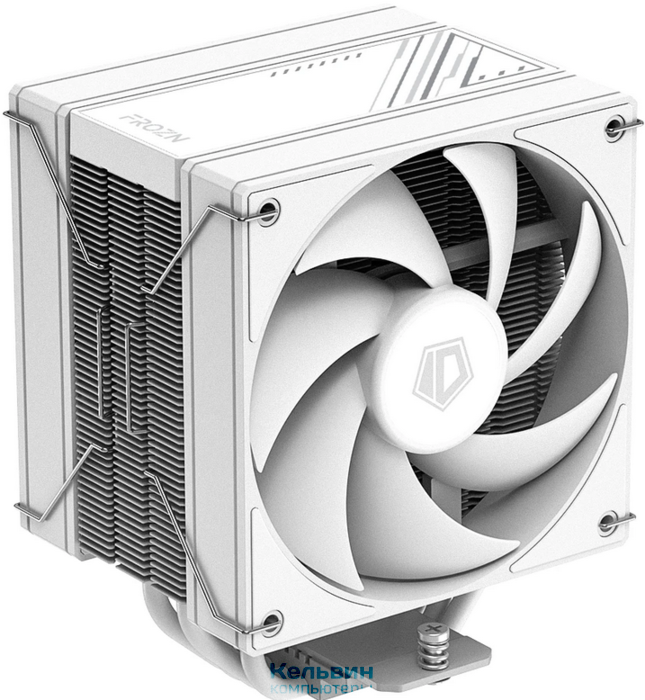 ID-COOLING FROZN A410 DW White LGA1851/1700/1200/115X/AM5/AM4 (10шт/кор, TDP 230W, PWM, 4 тепл.трубки прямого контакта, DUAL FAN 120mm)