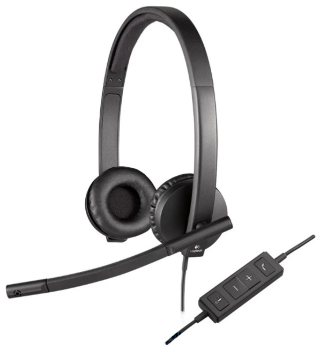 Logitech Headset H570E USB Stereo OEM (981-000575)