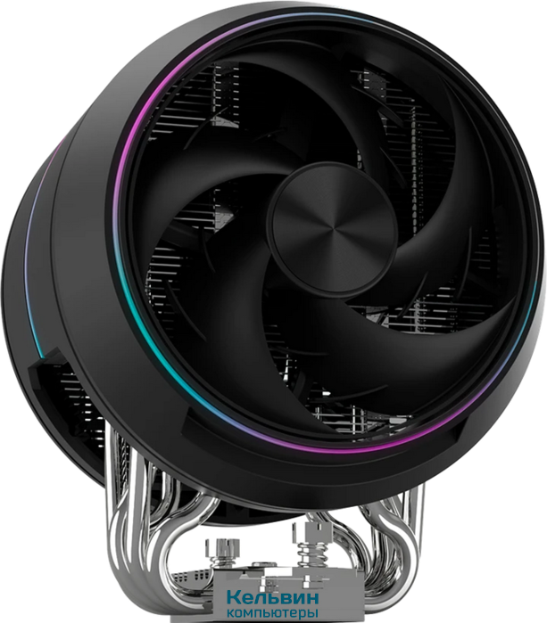 Zalman ZET5 ARGB Soc-AM5/AM4/1200/1700/1851 черный 4-pin 16-30.4dB Al+Cu 200W 970gr Ret (ZET5 BLACK)