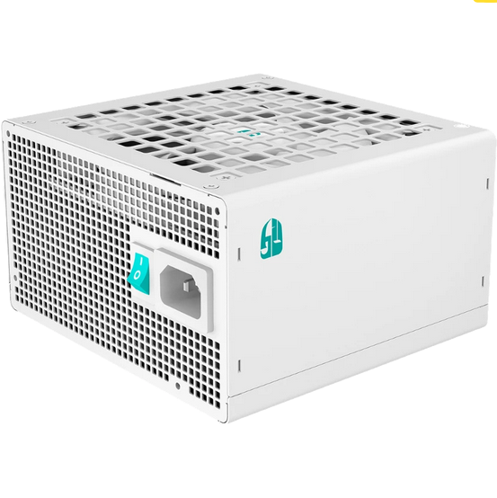 Deepcool GAMERSTORM PQ1200G WH белый (ATX 3.1, 1200W, Full Cable Management, 120mm fan, 80+ GOLD, Active PFC + Half Bridge + DC/DC, Full Japanese Capasitors, Gen5 PCIe, белый) RET (R-PQC00G-FD0W-WGEU-V1)