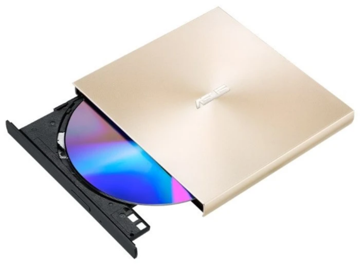 Asus SDRW-08U9M-U/GOLD/G/AS золотистый USB slim ultra slim M-Disk Mac внешний RTL (90DD02A5-M29000)