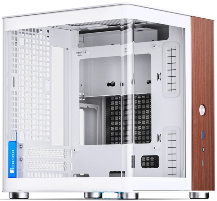 JONSBO TK-0 White, Desktop SFF, TG, no fan, 1xUSB-A 3.2 + 1xUSB-C 3.2, SFX PSU Support, mITX White