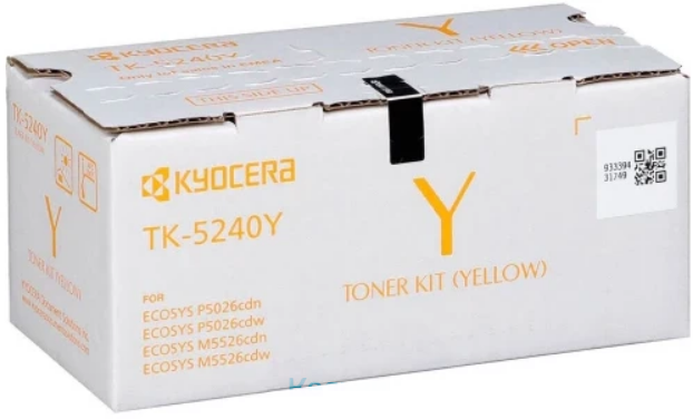 Kyocera TK-5240Y 1T02R7ANL0 желтый (3000стр.) для Kyocera P5026cdn/cdw M5526cdn/cdw