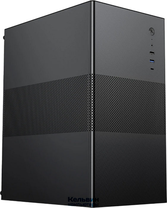 ACD Coffer 109B *m*ATX, Type-C + USB3.0 + USB ports + HD audio combo, Mesh, Black. (MO-SI100-00)