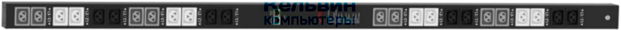 RakTek Metered Lite RTP3E1636 верт.размещ. 36xC13/C19 упрощенное измерение по вводу 3x16A IEC 60309 3м