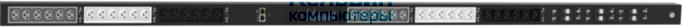 RakTek Metered Lite RTP3E3236 верт.размещ. 36xC13/C19 упрощенное измерение по вводу 3x32A IEC 60309 3м