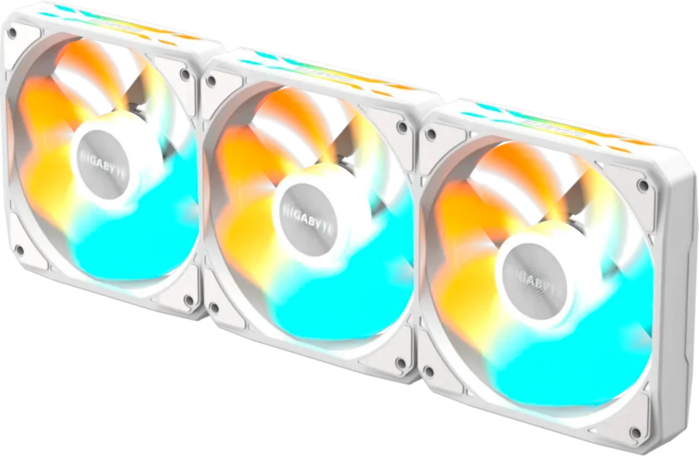 Gigabyte EZ CHAIN FAN 120 ICE Reverse белый 3 IN 1 ARGB 120x120 (GP-GBT EZRVSFAN1203 ICE)