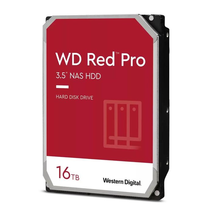 Western Digital SATA-III 16TB WD161KFGX NAS Red Pro (7200rpm) 512Mb 3.5" (WD161KFGX)