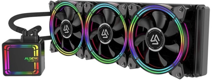 ALSEYE H360-4.0 Black ARGB LGA 775, LGA 115x/1200, LGA 1356, 1366, LGA 1700, 1851, LGA 2011, 2011-3, LGA 2066, AM2, AM2+, AM3, AM3+, AM4, FM1, FM2, FM2+ (AS.02.02.0023, AS.02.02.0029)