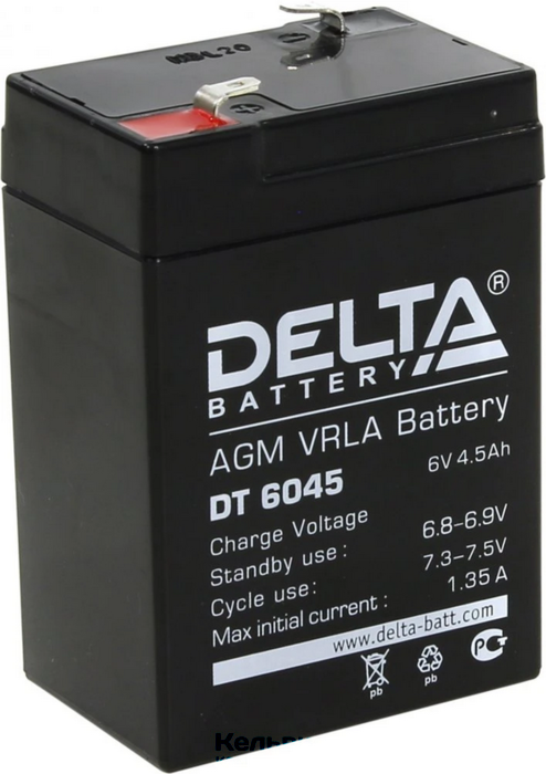 DELTA DT6045 6V / 4.5Ah