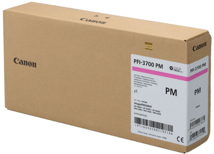 Canon PFI-3700PM Photo Magenta (6452C001)