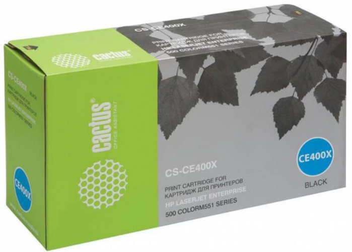 Cactus CS-CE400X CE400X черный (11000стр.) для HP CLJ M551