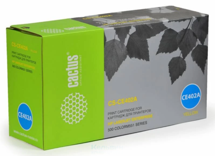 Cactus CS-CE402A CE402A желтый (6000стр.) для HP CLJ M551