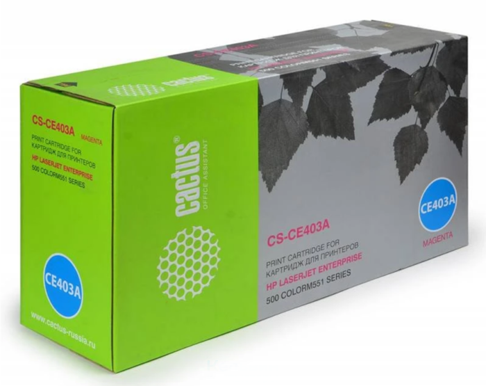 Cactus CS-CE403A CE403A пурпурный (6000стр.) для HP CLJ M551