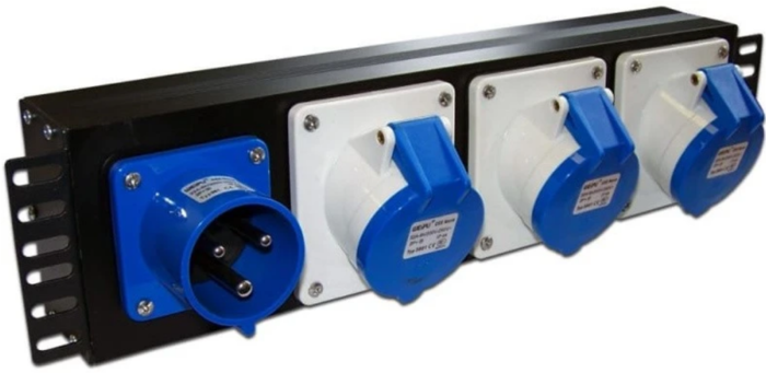 Lanmaster TWT-PDU-32AI9-1P гор.размещ. 3xIEC309 базовые 32A IEC 309