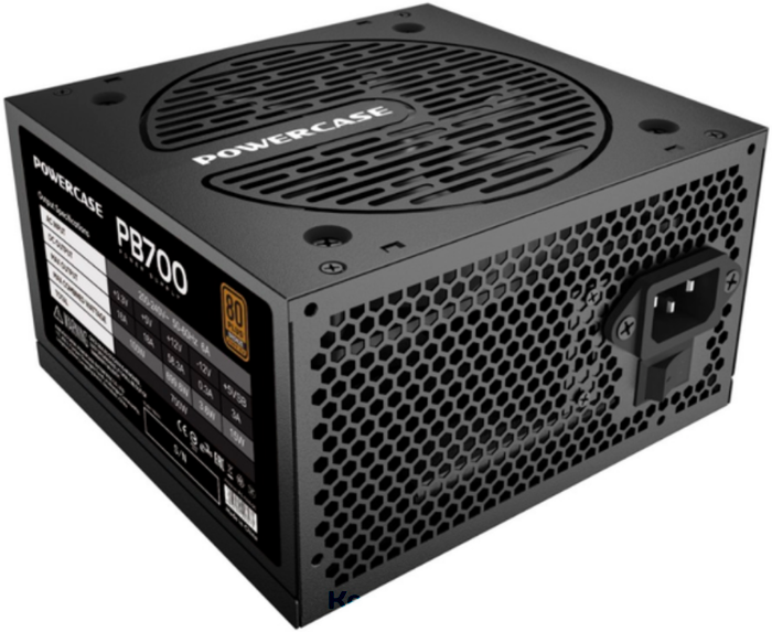 Powercase PB700 (80 Plus Bronze, ATX 2.31, 700W, APFC, DC-DC, 120mm Fan) / PS-700B-DC