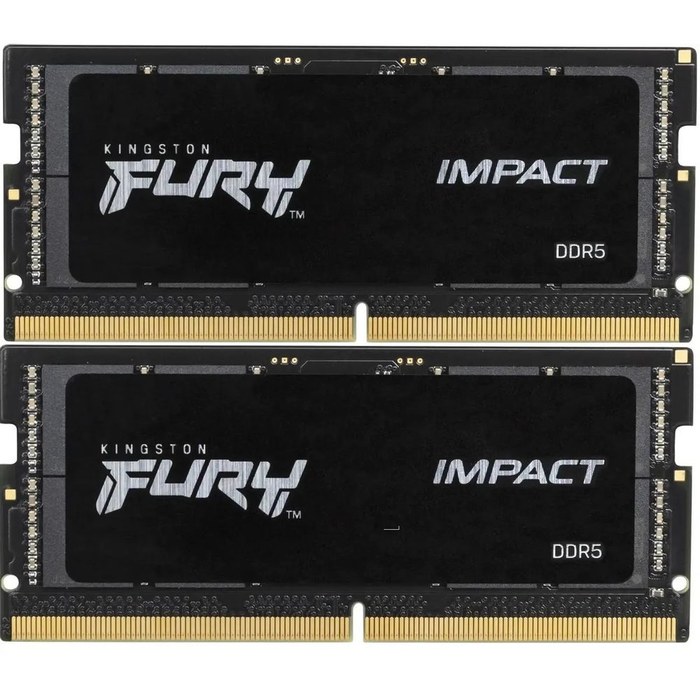 SO-DIMM DDR5 2x16GbKingston 5600Mhz CL40 FURY Impact PnP (KF556S40IBK2-32)