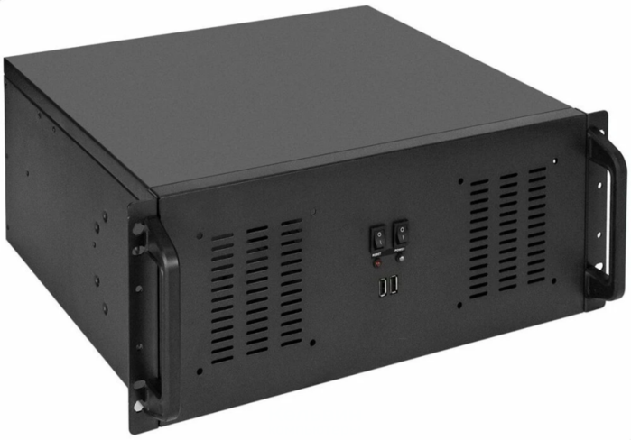 Exegate EX295480RUS ExeGate Pro 4U350-02 RM 19", высота 4U, глубина 350, без БП, 2*USB