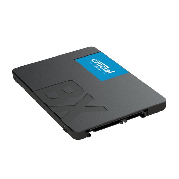 Crucial SSD BX500, 500GB, CT500BX500SSD1, 2.5" 7mm, SATA3, 3D TLC, R/W 550/500MB/s, IOPs 95 000/61 000, TBW 120, DWPD 0.2 (12 мес.)