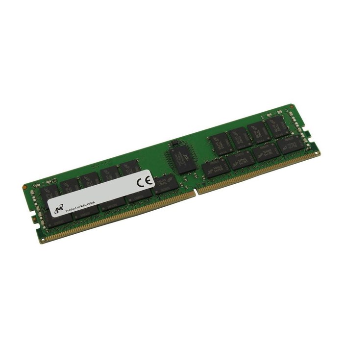 DIMM DDR4 32Gb Micron 3200Mhz CL22 2Rx4 ECC Registered (8GBit) (MTA36ASF4G72PZ)
