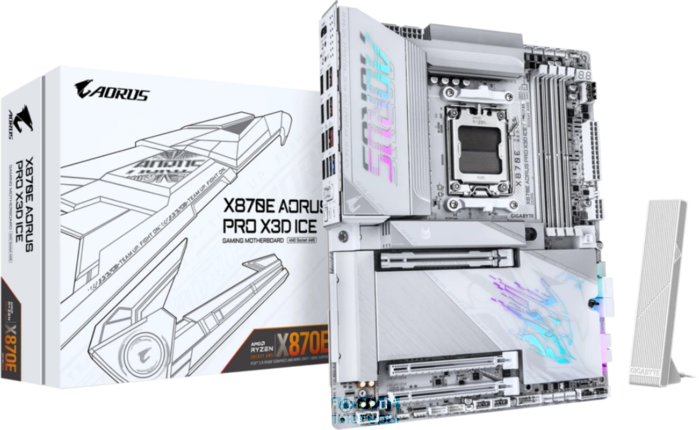 Gigabyte X870E AORUS PRO X3D ICE