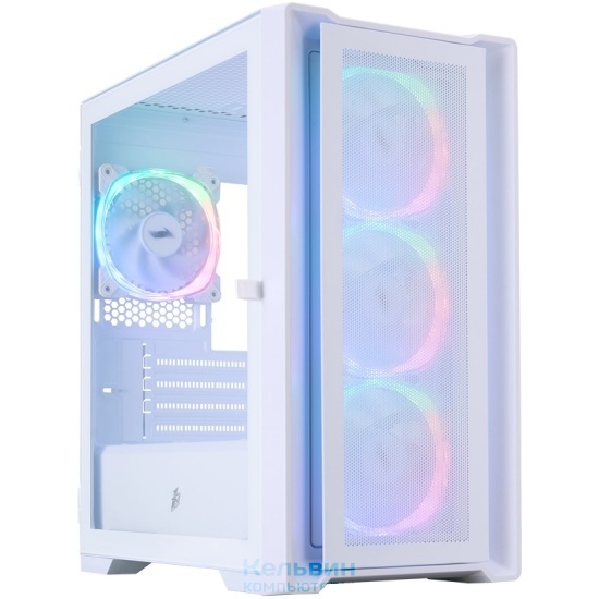 1STPLAYER TRILOBITE T4 MESH ARGB White / mATX / 4x120mm ARGB fans / T4-WH-4FS7-W