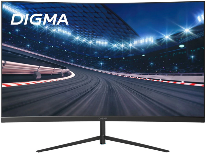 Digma 27" Overdrive 27A511F черный VA LED 1ms 16:9 HDMI матовая 250cd 178гр/178гр 1920x1080 200Hz FreeSync DP FHD 4.3кг