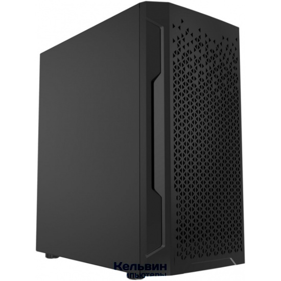 Powercase Mistral Micro Z2B SI, Non Window, Mesh, 2x 120mm fan, чёрный, mATX (CMIMZB-F2SI)