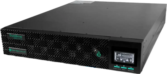Systeme Electric SRTSE, 2 поколения 1000 ВА/Вт, 2U, 8 C13+1 Schuko, USB, RS-232, сухиеконтакты, SNMP-карта (SRTSE1000RTXLIG2-NC)