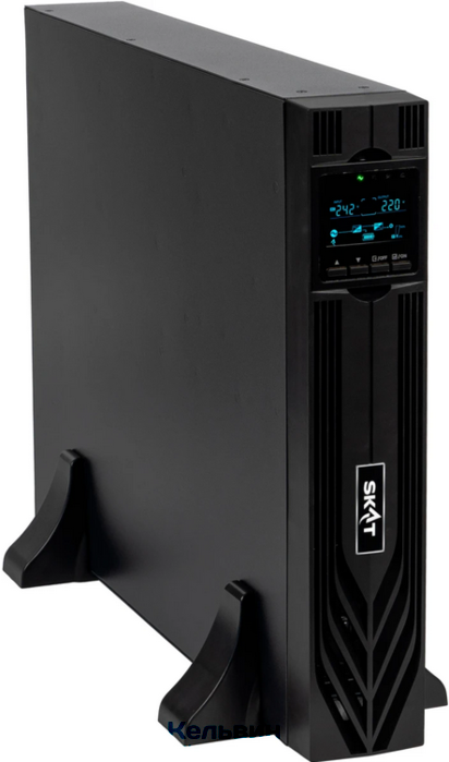 Бастион SKAT-UPS 3000-RACK-ON P3 - ИБП 3000 Вт, On-Line, синус, внешн. АКБ 72В, 2хSchuko+1xC19 (8774)