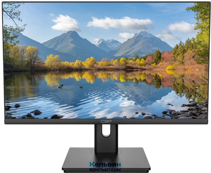 CBR 23.8" MD-2401, IPS, FHD 1920x1080, 100Гц, Динамики 2*3W, HAS, Pivot, 1*DP/1*HDMI, внутренний БП, FreeSync, черный, кабель HDMI 1.5м (LCD-MD2401-OPC)