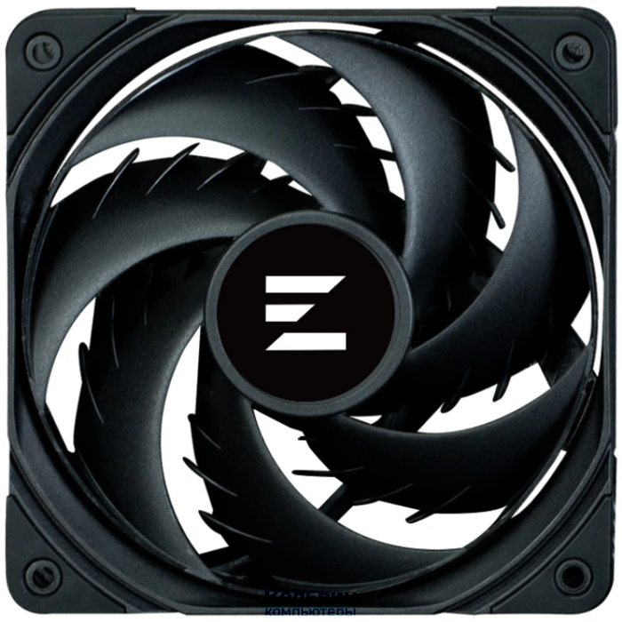 ZALMAN ZM-AF120 BLACK, 120x120x25mm, 4-PIN PWM, 600-2000 RPM, 29,7 DBA MAX, HYDRO BEARING