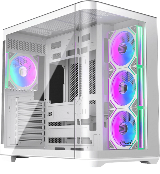 Raijintek ATREUS BT4 White TG, 4x120mm ARGB, 2xUSB-A 3.0 + 1xUSB Type-C , E-ATX, ATX, mATX, mITX (0R20B00254)