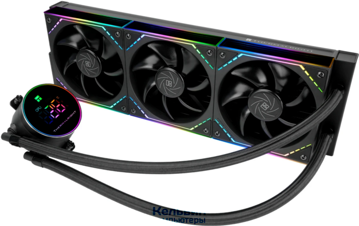 Thermalright Frozen Magic 360 Digital V2 ARGB Black (360mm, LED temp., Fans: 3x120mm, 68.9CFM, 28.2dBA, 2000RPM/ Pump height 54.4mm, Rad thickness 27mm/ S: 1700, 1200, 1851, 115X, AM5, AM4) (F-MAGIC-DIGITAL-BL-360-ARGB) (F-MAGIC-360-DG-BL-ARGB-V2)