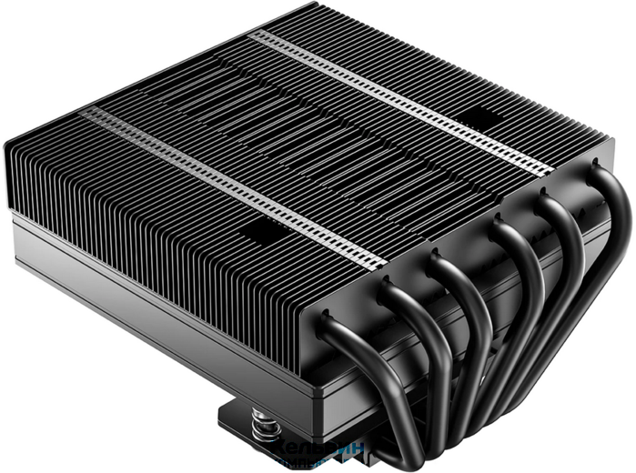 ID-COOLING IS-77-XT BLACK LGA1851/1700/1200/115X/AM5/AM4 низкопрофильный высота 77mm (18шт/кор, TDP 150W, PWM, 6 тепл.трубок + медная база, FAN 120mm) BOX
