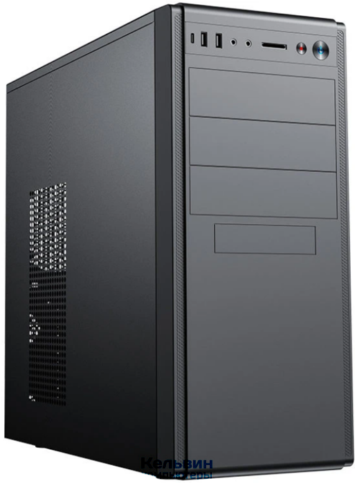 Foxline FL-886 ATX case, black, w/o PSU, w/1xUSB2.0+1xUSB3.0+1xUSB3.0 Type-C (19pin header)+HD-AUDIO , w/o pwrcord, w/o FAN (FL-886-U3C)
