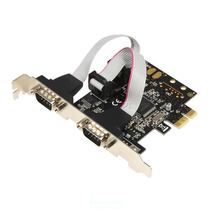 PCI-E 1x контроллер на 2xSATAII Espada FG-EMT03C-1, MCS9922