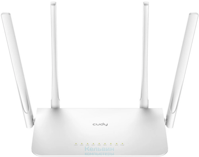 CUDY WR1300 AC1200 Gigabit Wi-Fi Mesh Router Dual Band, Chipset MediaTek, 5 × 10/100/1000Mbps RJ45 Ports, 4 x 5dBi fixed antennas, WiFi router/AP/ Repeater/WISP Mode, 802.11ac/a/b/g/n, 867Mbps at 5GHz + 300Mbps at 2.4GHz,