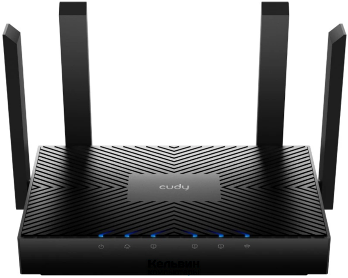 Cudy WR3000 AX3000 10/100/1000BASE-TX/Wi-Fi черный