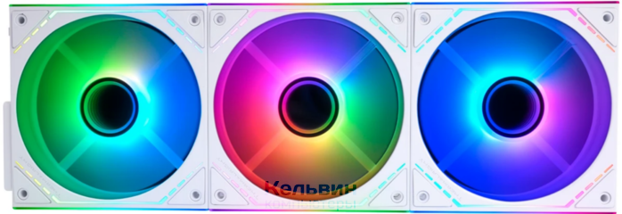 Thermalright TL-M12QW-S X3 (Pack of 3) White ARGB / 120mm PWM / TRTLM12QWS.3P (TL-M12QW-Sx3)