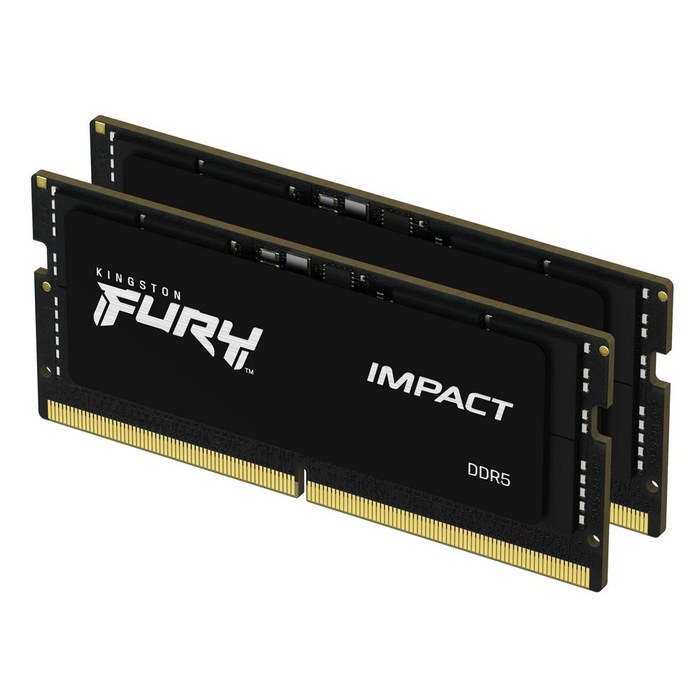 SO-DIMM DDR5 2x16Gb Kingston 4800Mhz CL38 (Kit of 2) FURY Impact PnP (KF548S38IBK2-32)