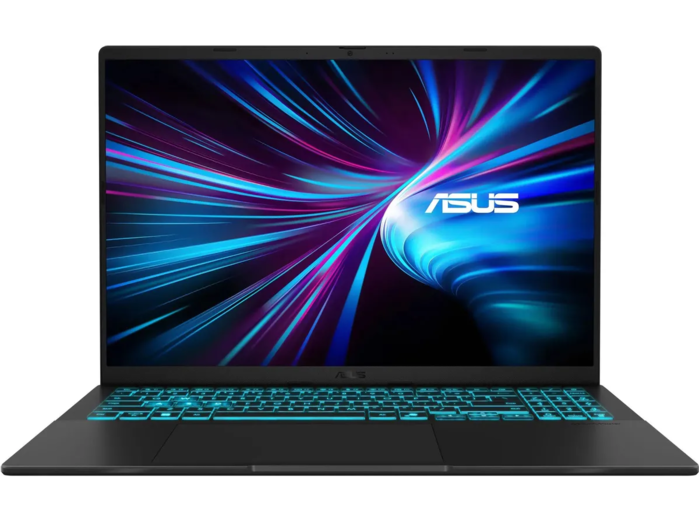 Asus V16 V3607VM-TK220 Core 5 210H 16Gb SSD512Gb NVIDIA GeForce RTX 5060 8Gb 16" IPS WUXGA (1920x1200) без ОС black WiFi BT Cam (90NB16K1-M00HK0)