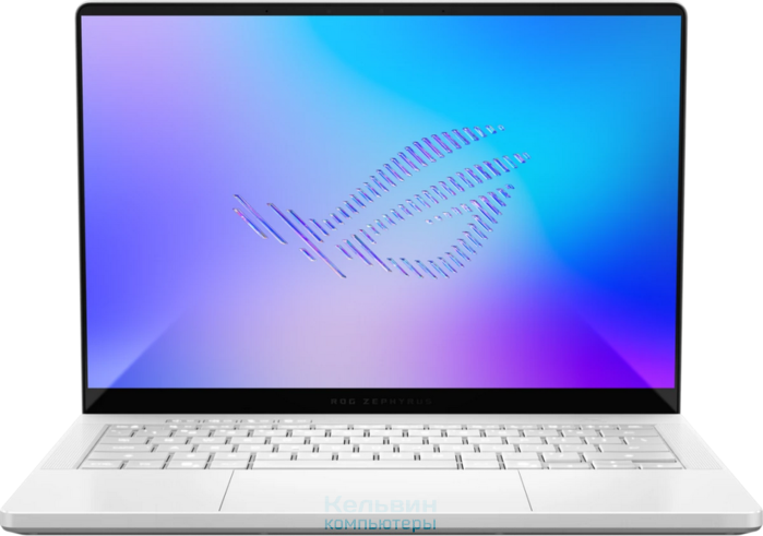 Asus ROG Zephyrus G14 GU405AW-SY024W Core Ultra 9 386H 32Gb SSD1Tb NVIDIA GeForce RTX5080 16Gb 14" OLED 3K (2880x1800) Windows 11 Home white WiFi BT Cam Bag (90NR0P83-M000Y0)