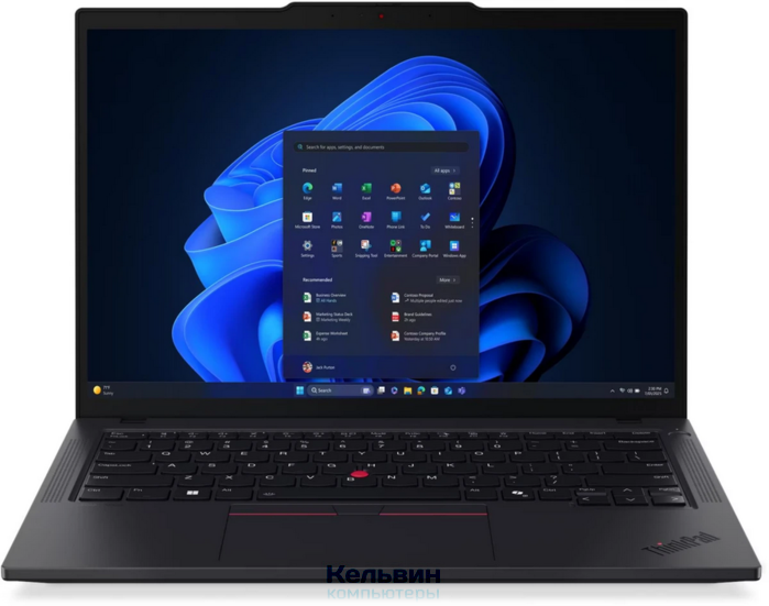 Lenovo ThinkPad T14 Gen 6 14" WUXGA (1920x1200) IPS 400N, Ultra 7 258V, 32GB LPDDR5x-8533, 512GB SSD M.2, Arc 140V, WiFi7, BT, TPM2, FPR, 5MP+IR Cam,Kb Ru/Eng, 57Wh, 65W USB-C, Win 11 Pro, 1.38kg, 1Y (21QG0045US)