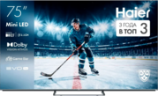 75" 75 MiniLED M4 серебристый 4K Ultra HD 60Hz MEMC DVB-T DVB-T2 DVB-C DVB-S2 USB WiFi Smart TV (DH1ZL1D00RU)