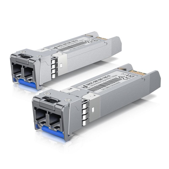 Трансивер Ubiquiti UACC-OM-SM-10G-D Одномодовый оптический модуль 10 Гбит/с, 10 км (UACC-OM-SM-10G-D-2)